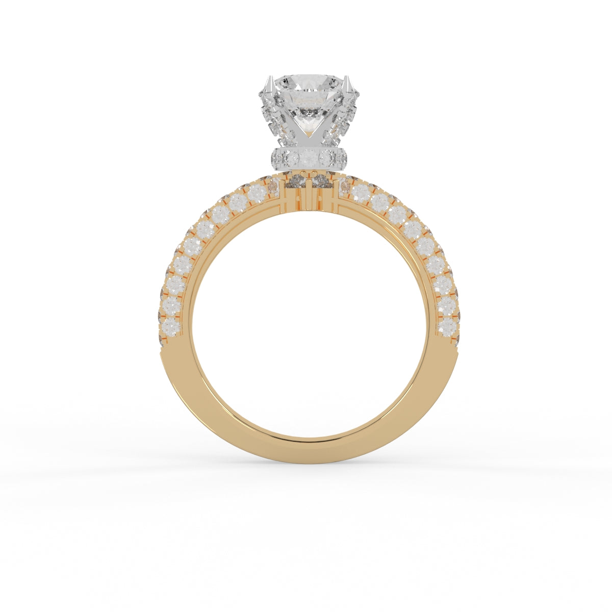 Brilliant-Cut Diamond Centerpiece