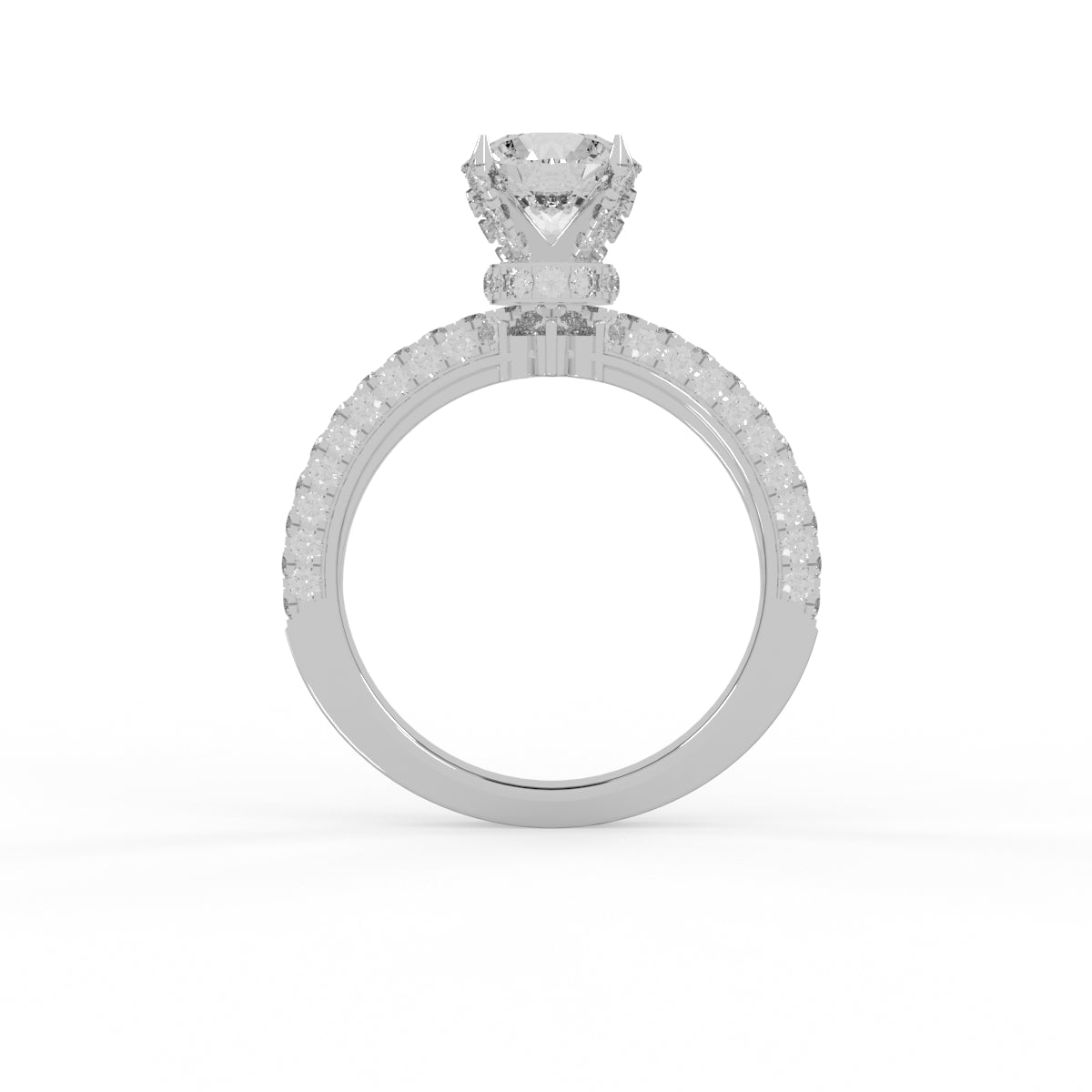 Brilliant-Cut Diamond Centerpiece