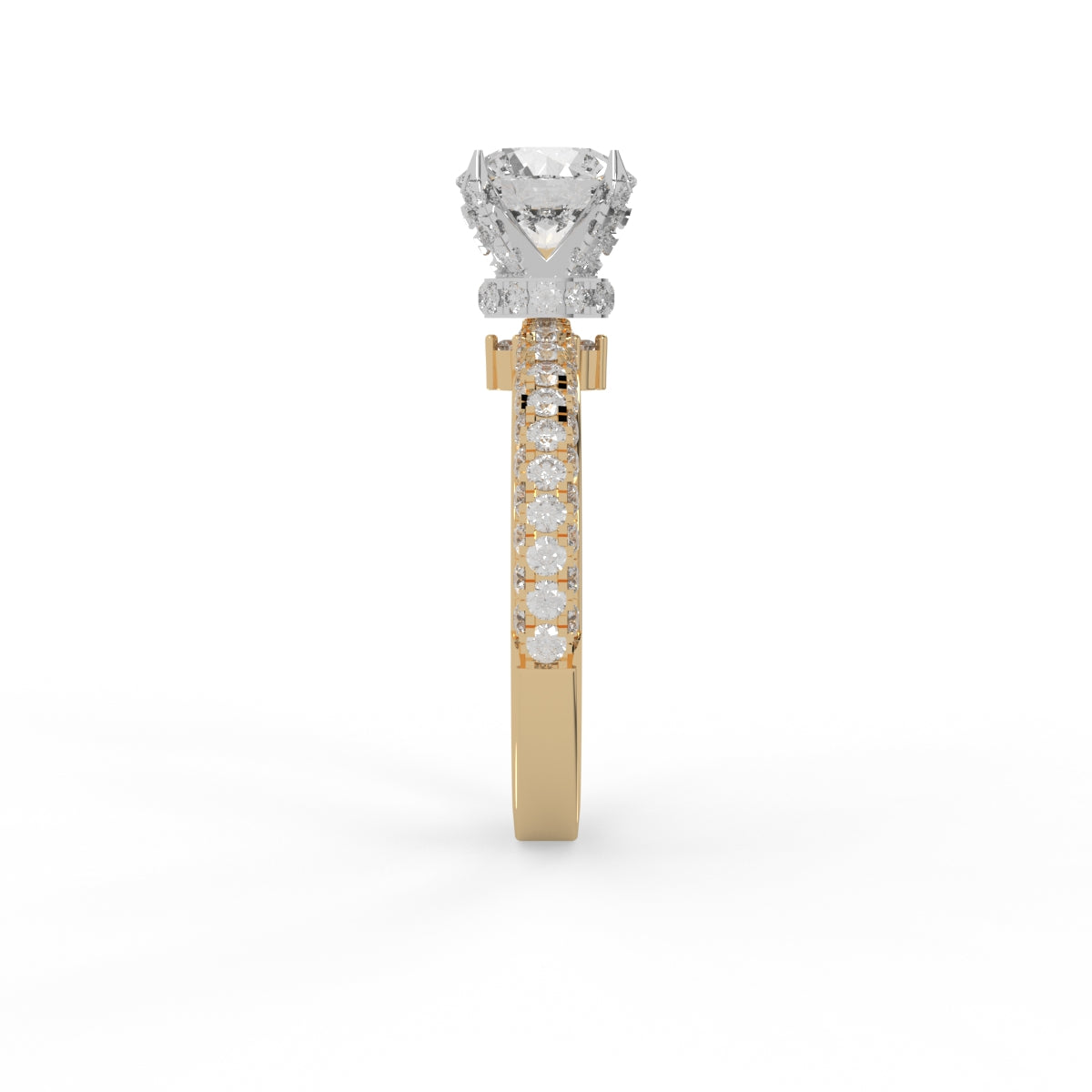 Brilliant-Cut Diamond Centerpiece