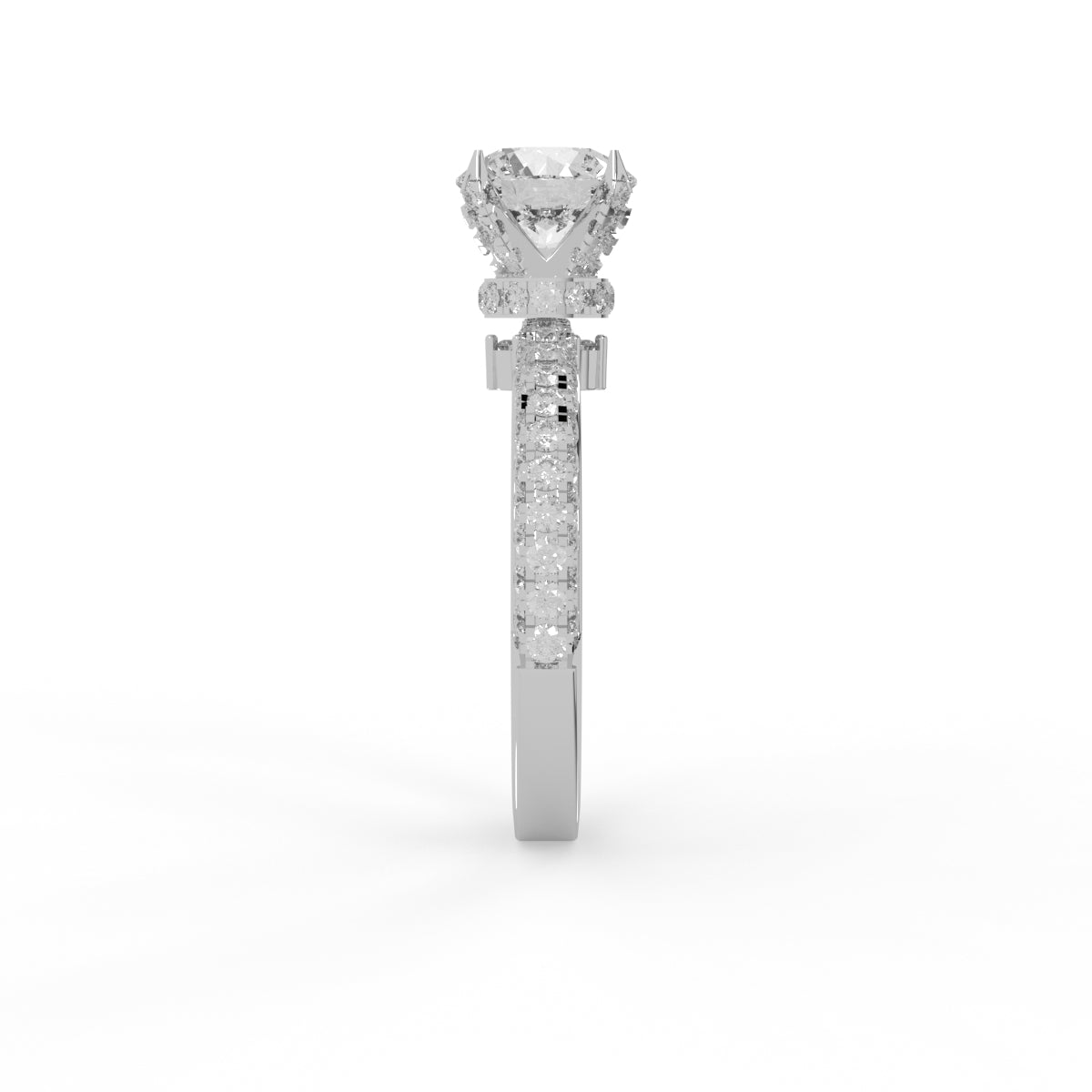 Brilliant-Cut Diamond Centerpiece