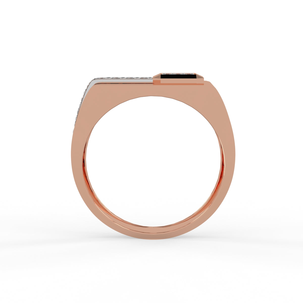 Hexa-Edge Diamond Ring