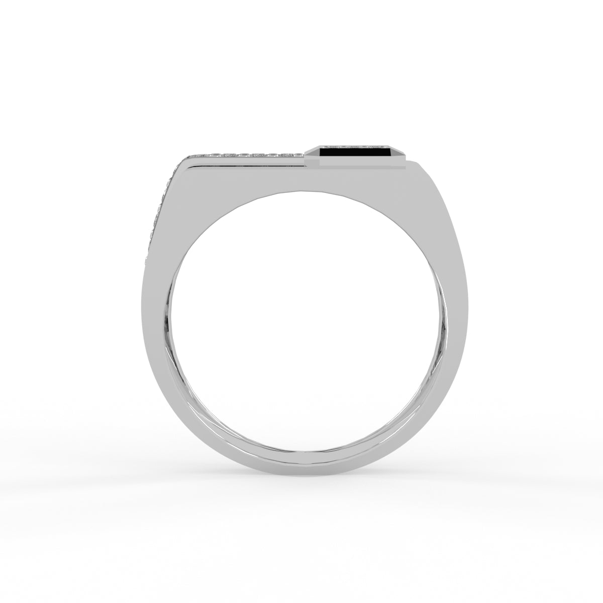 Hexa-Edge Diamond Ring