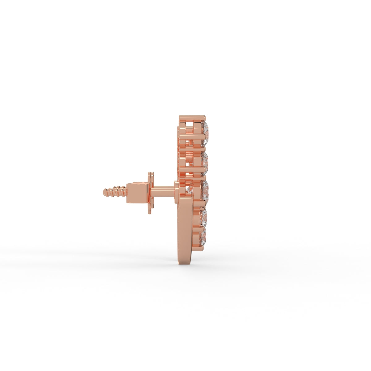 Stellar Arc Diamond Earring