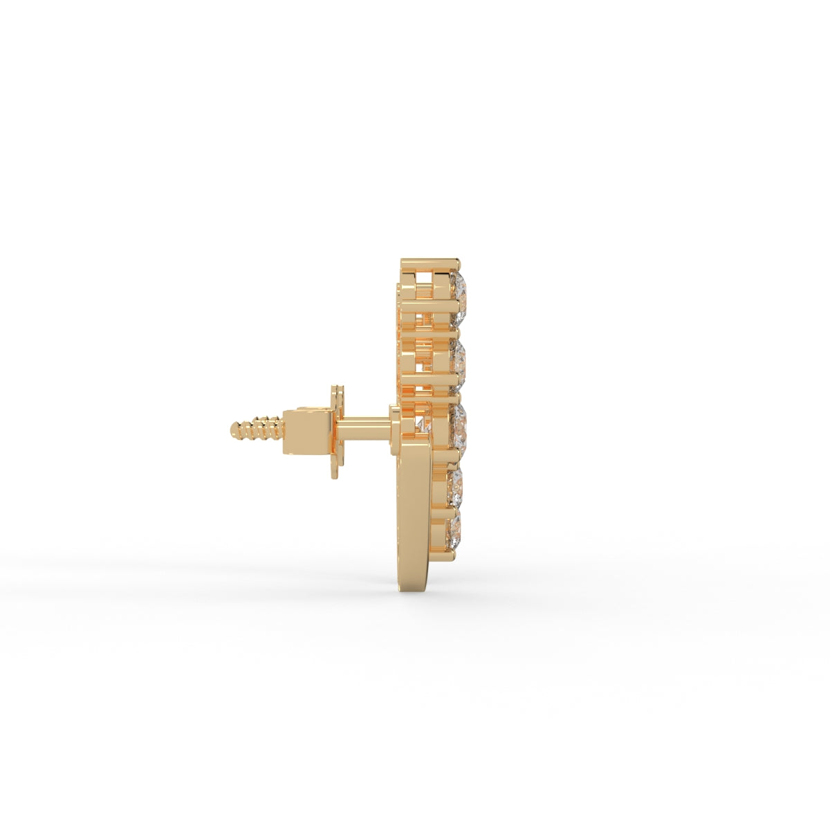 Stellar Arc Diamond Earring