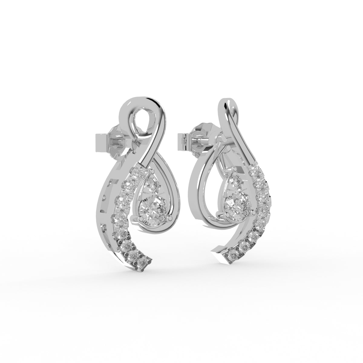 Eternal Grace Diamond Earring