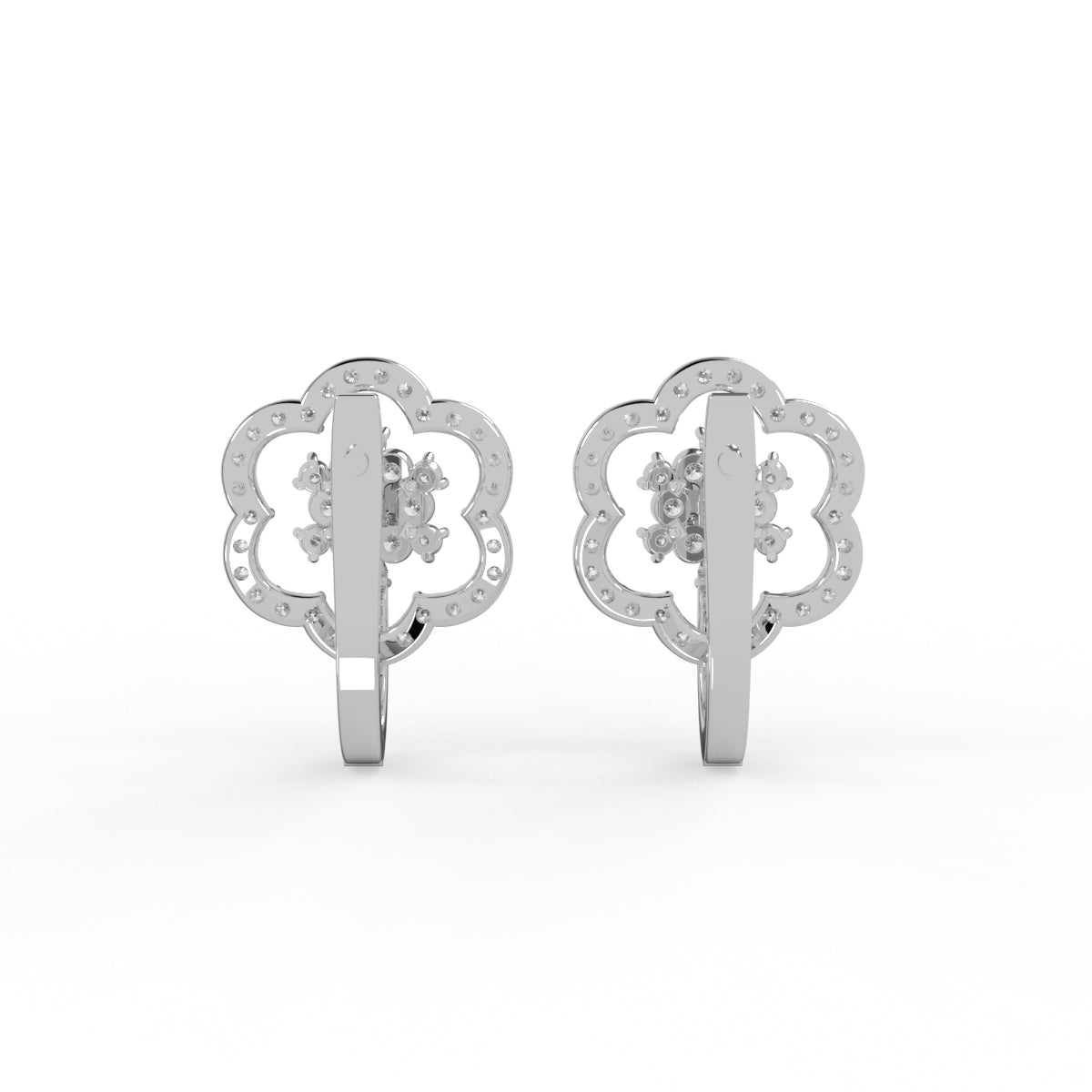 Blossom Charm Diamond Earring