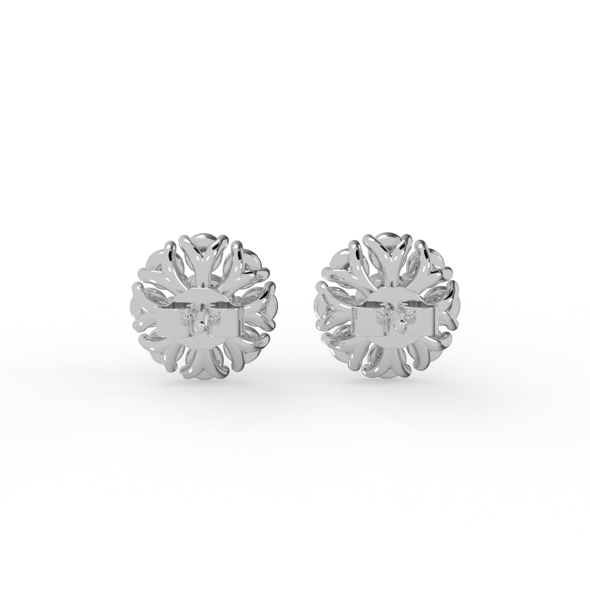 Radiant Bloom Diamond Earring