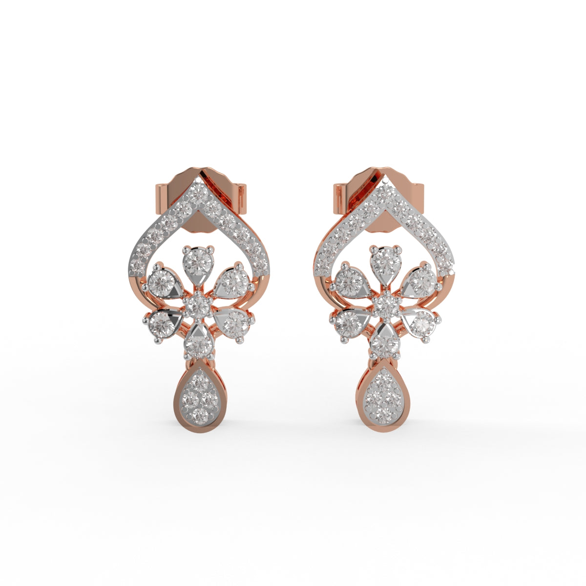 Petal Royale Diamond Earring