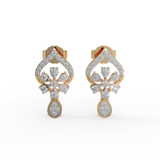 Petal Royale Diamond Earring