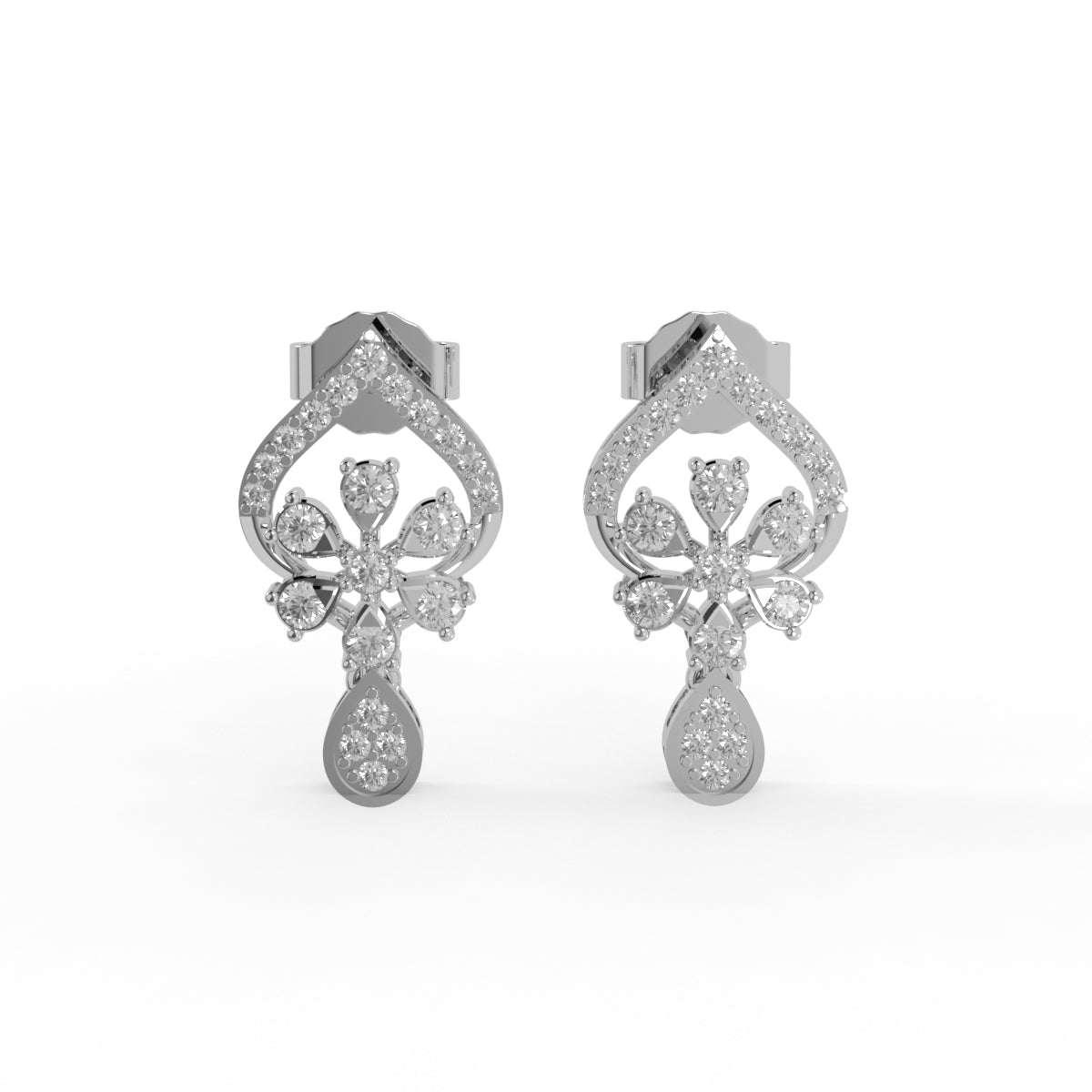 Petal Royale Diamond Earring