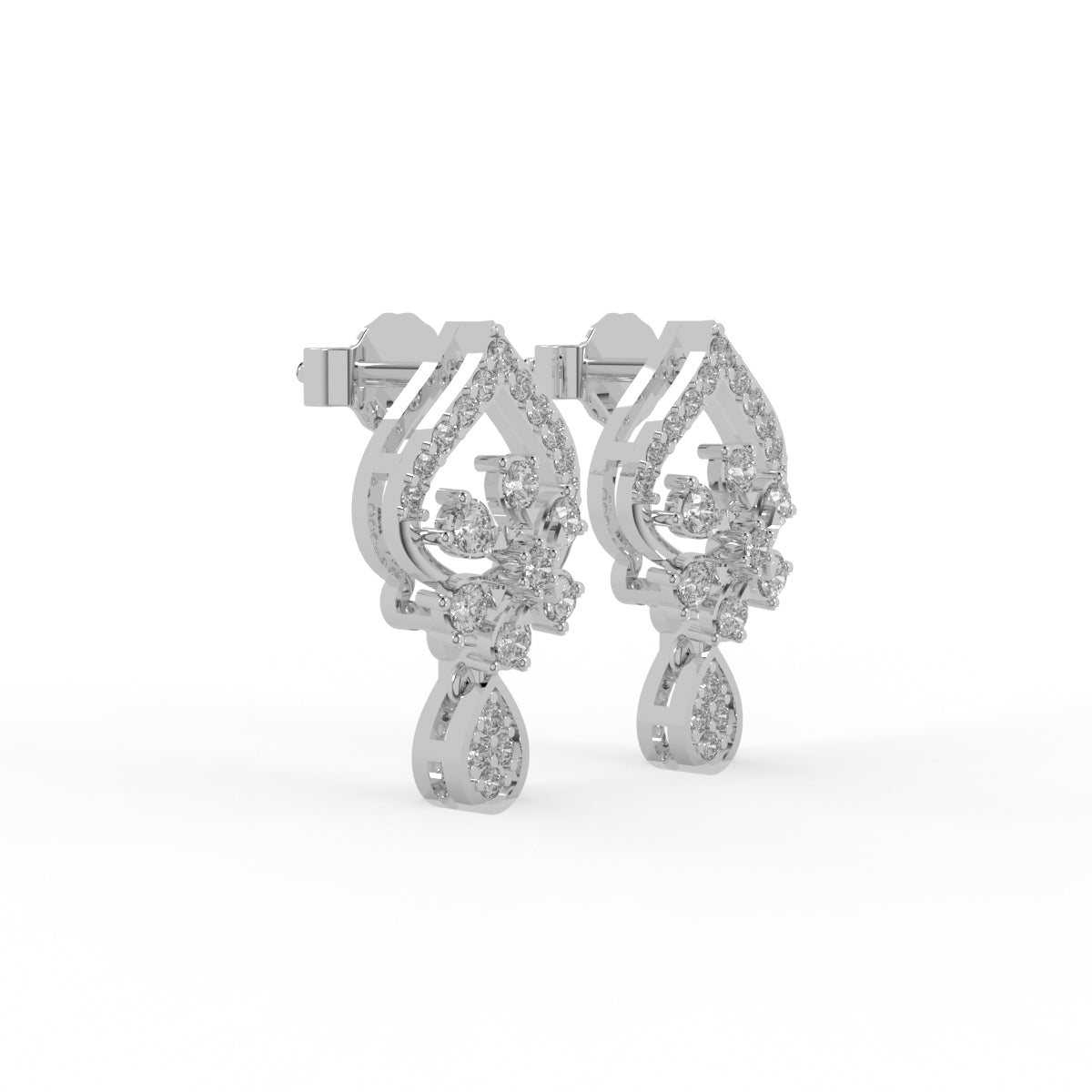 Petal Royale Diamond Earring
