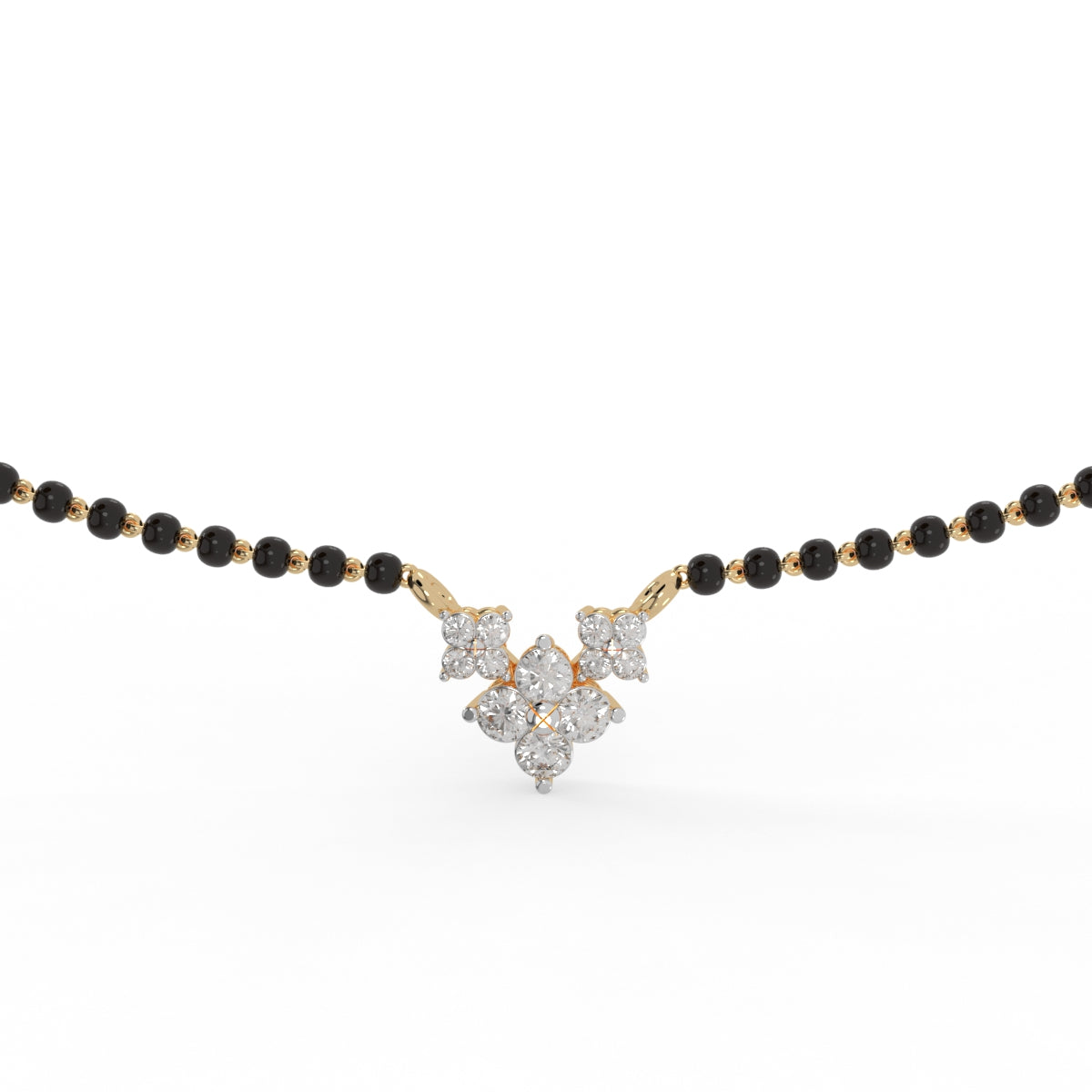 Stellar Glow diamond Mangalsutra Pendant