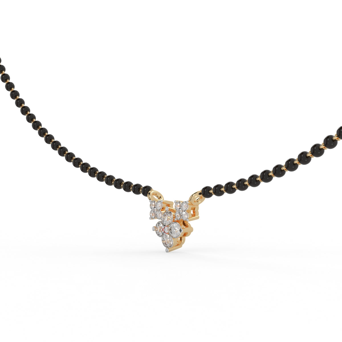 Stellar Glow diamond Mangalsutra Pendant