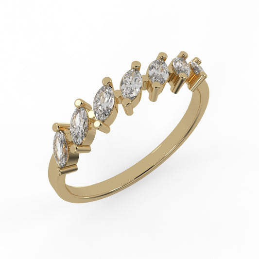 Starlight Harmony Band Ring