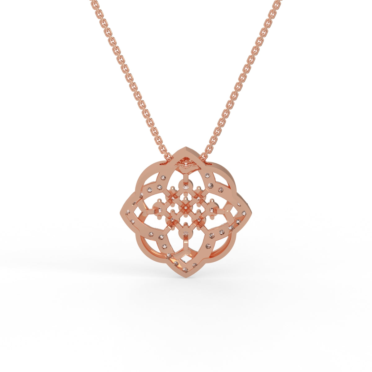 Celestial Bloom Diamond Pendant