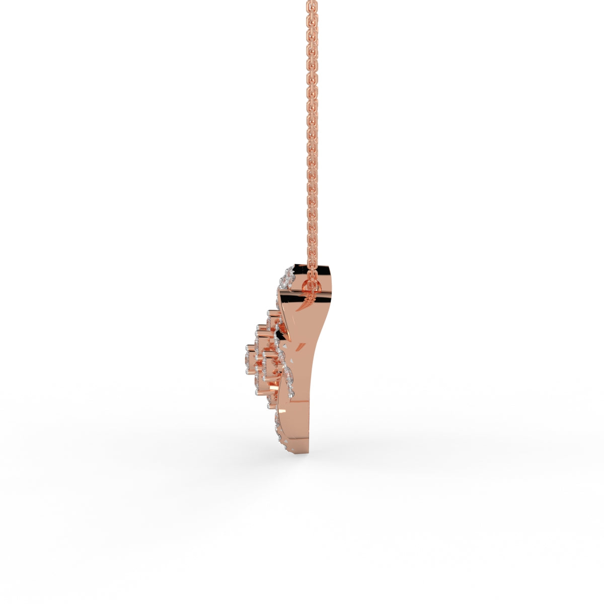 Celestial Bloom Diamond Pendant