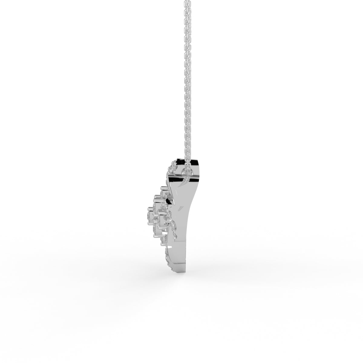 Celestial Bloom Diamond Pendant