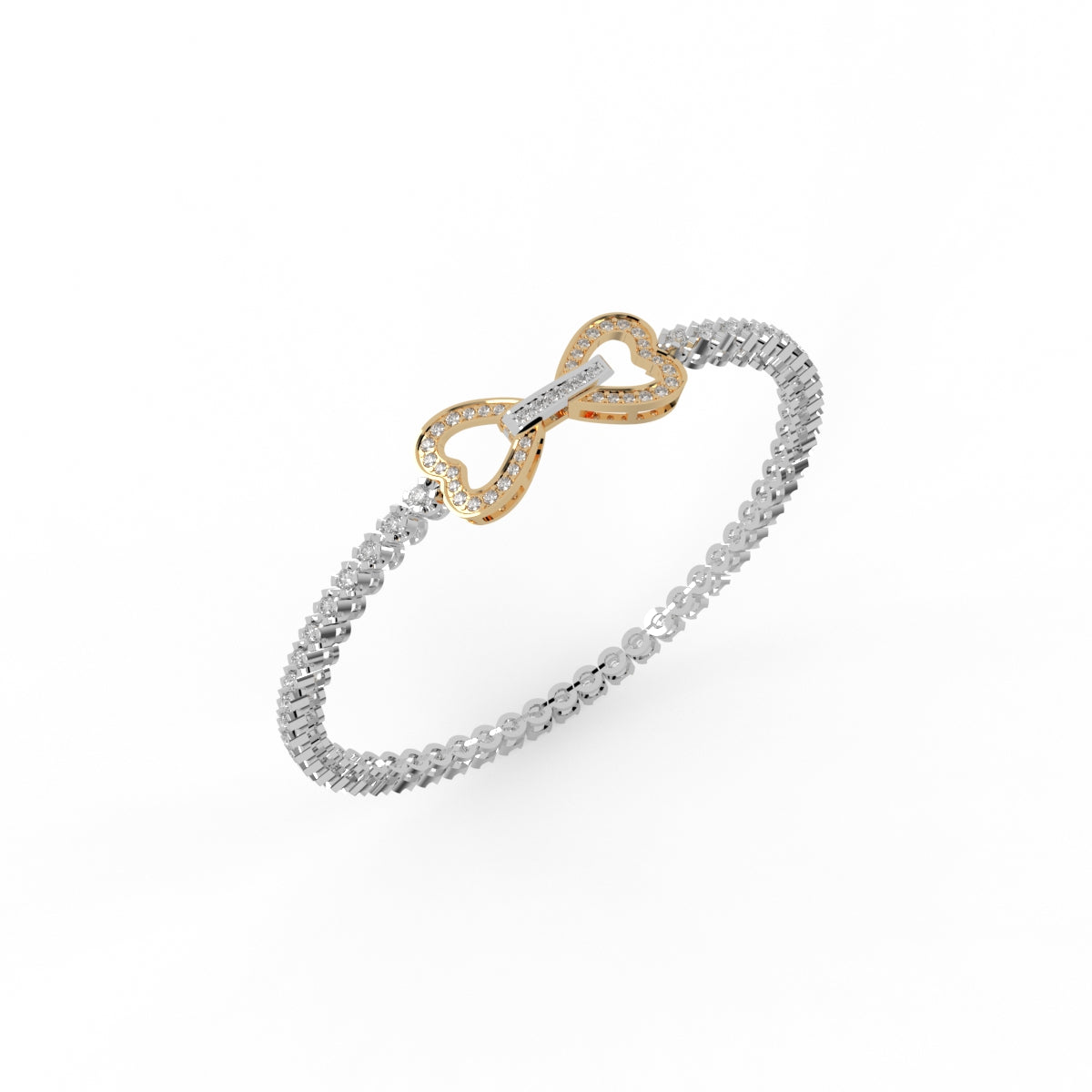 Twilight Bow Diamond Bracelet