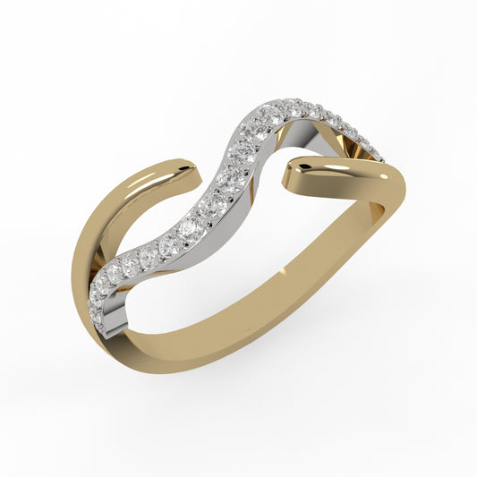 Infinity Ripple Ring