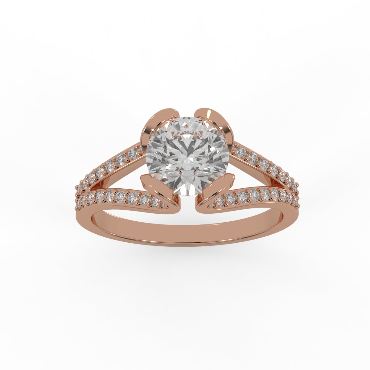 Flora Royale Solitaire RIng