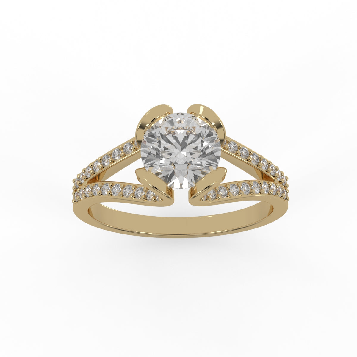Flora Royale Solitaire RIng