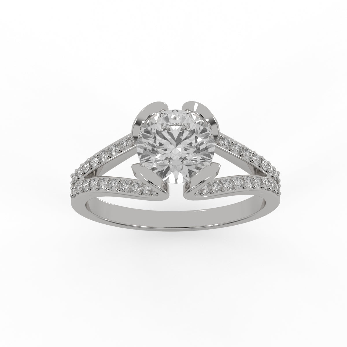 Flora Royale Solitaire RIng