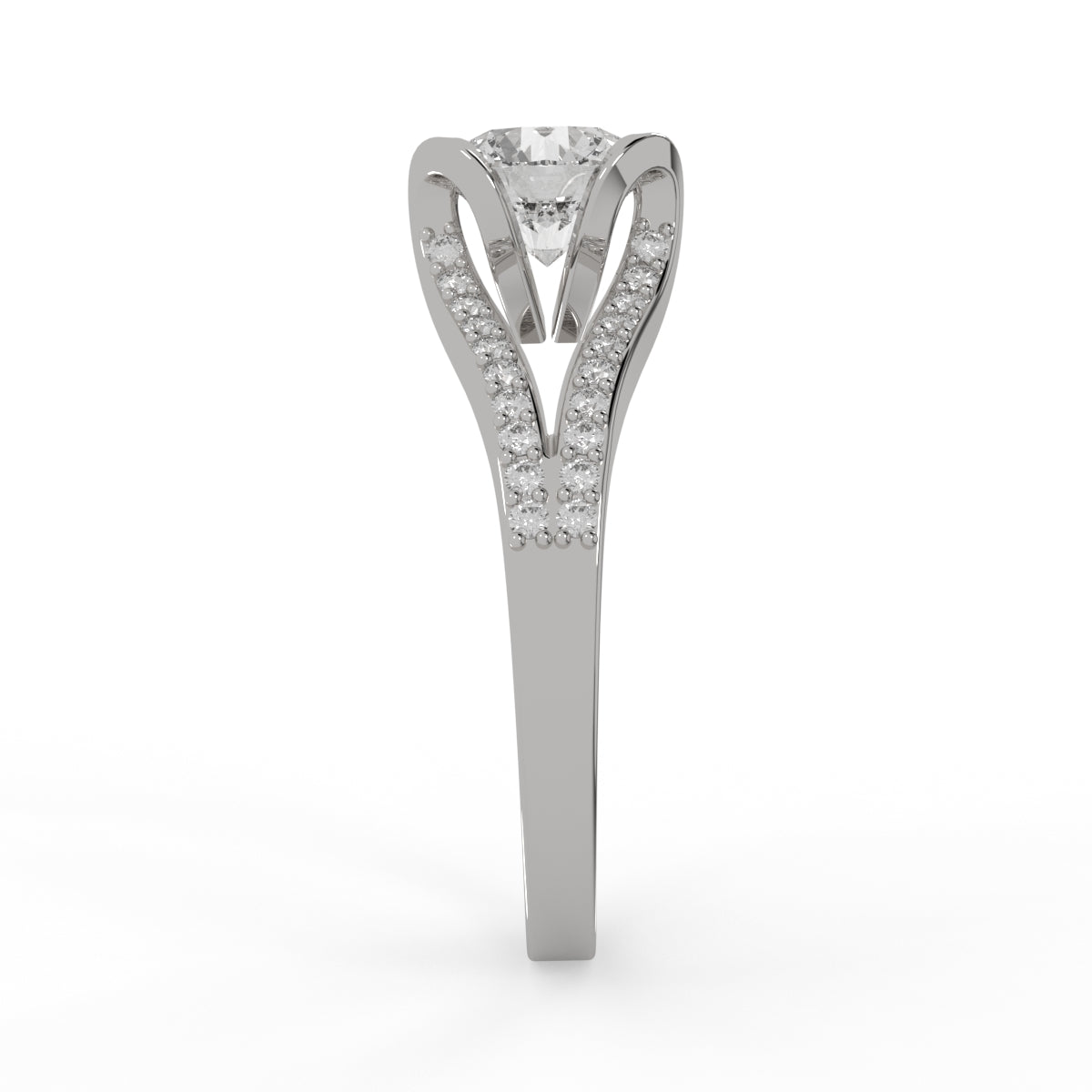 Flora Royale Solitaire RIng