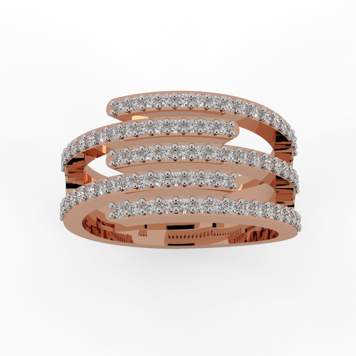 Aurora Strata Band Ring