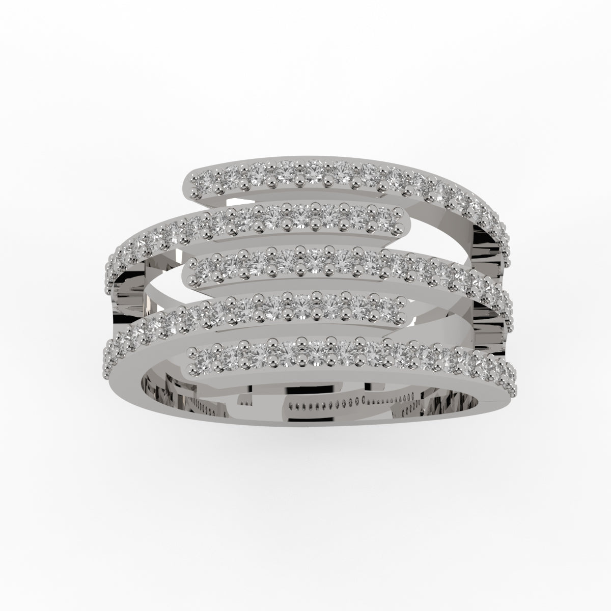 Aurora Strata Band Ring