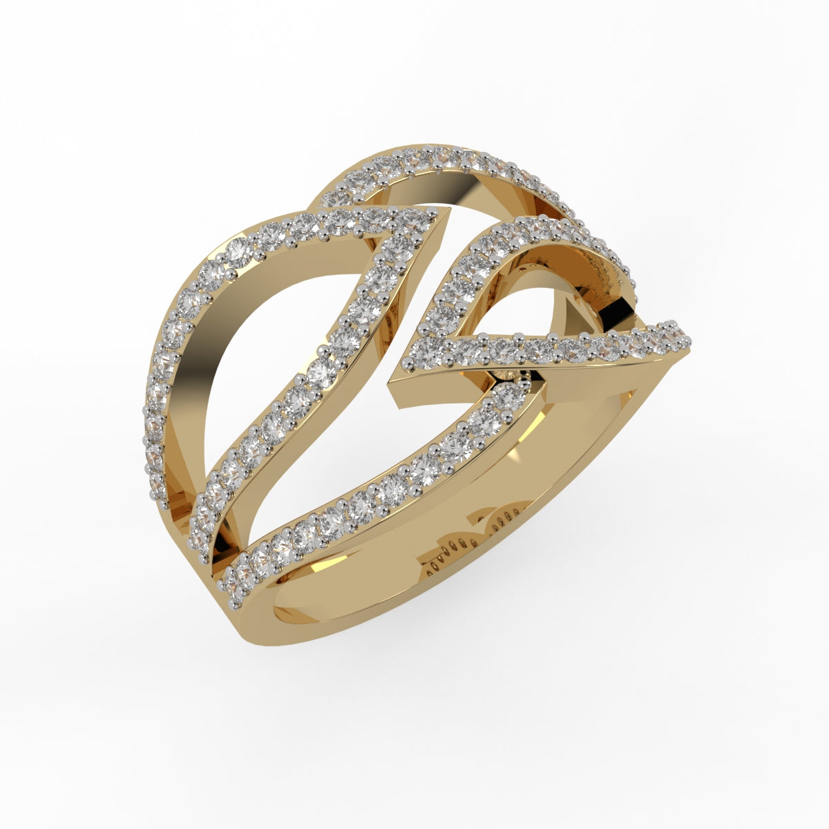 Celestial Ribbon Diamond RIng