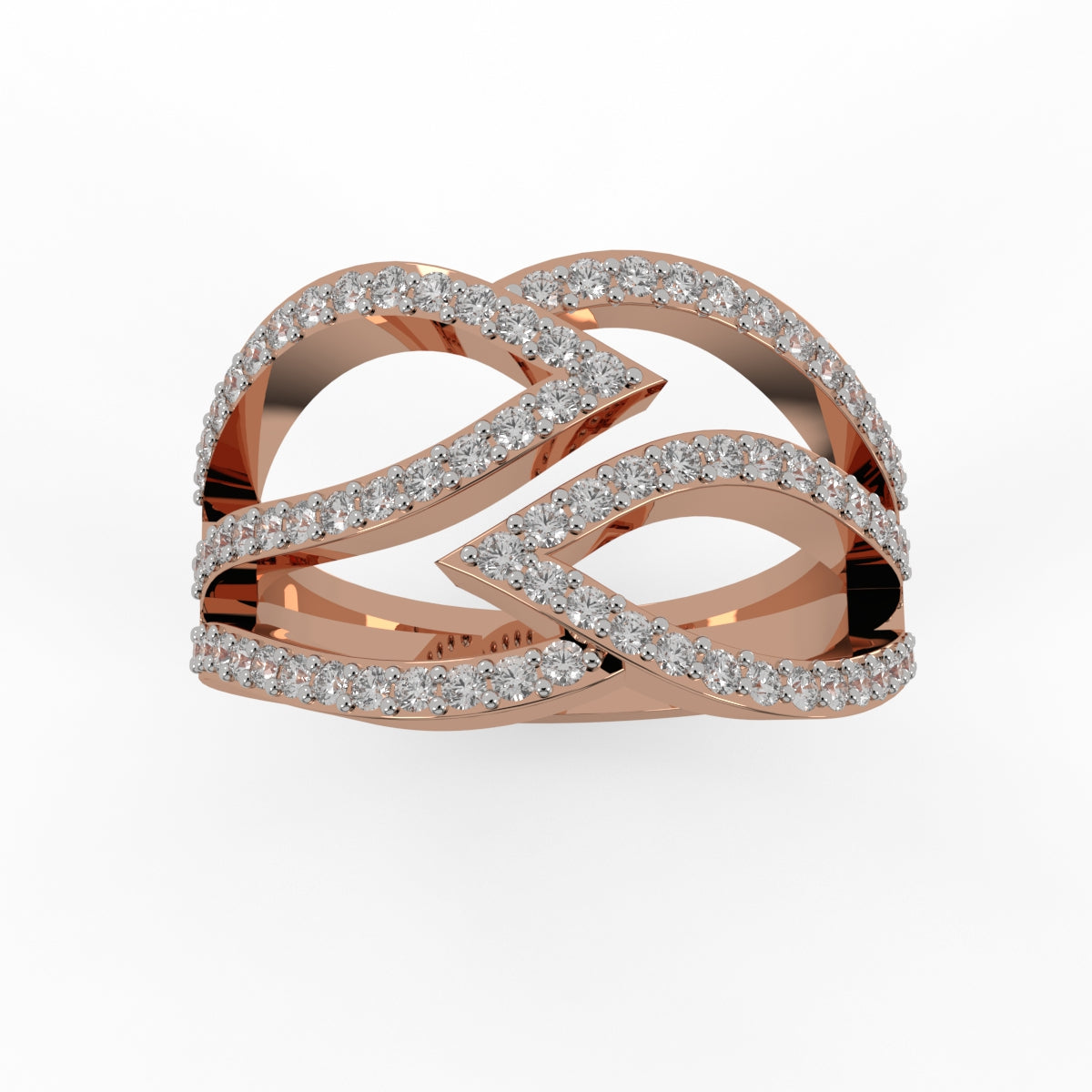 Celestial Ribbon Diamond RIng