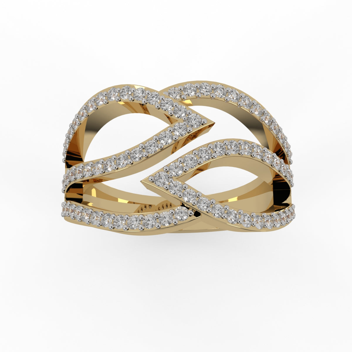 Celestial Ribbon Diamond RIng