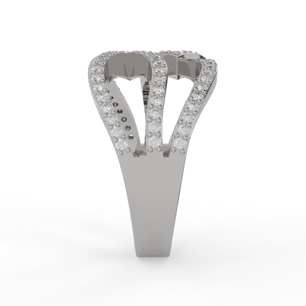 Celestial Ribbon Diamond RIng