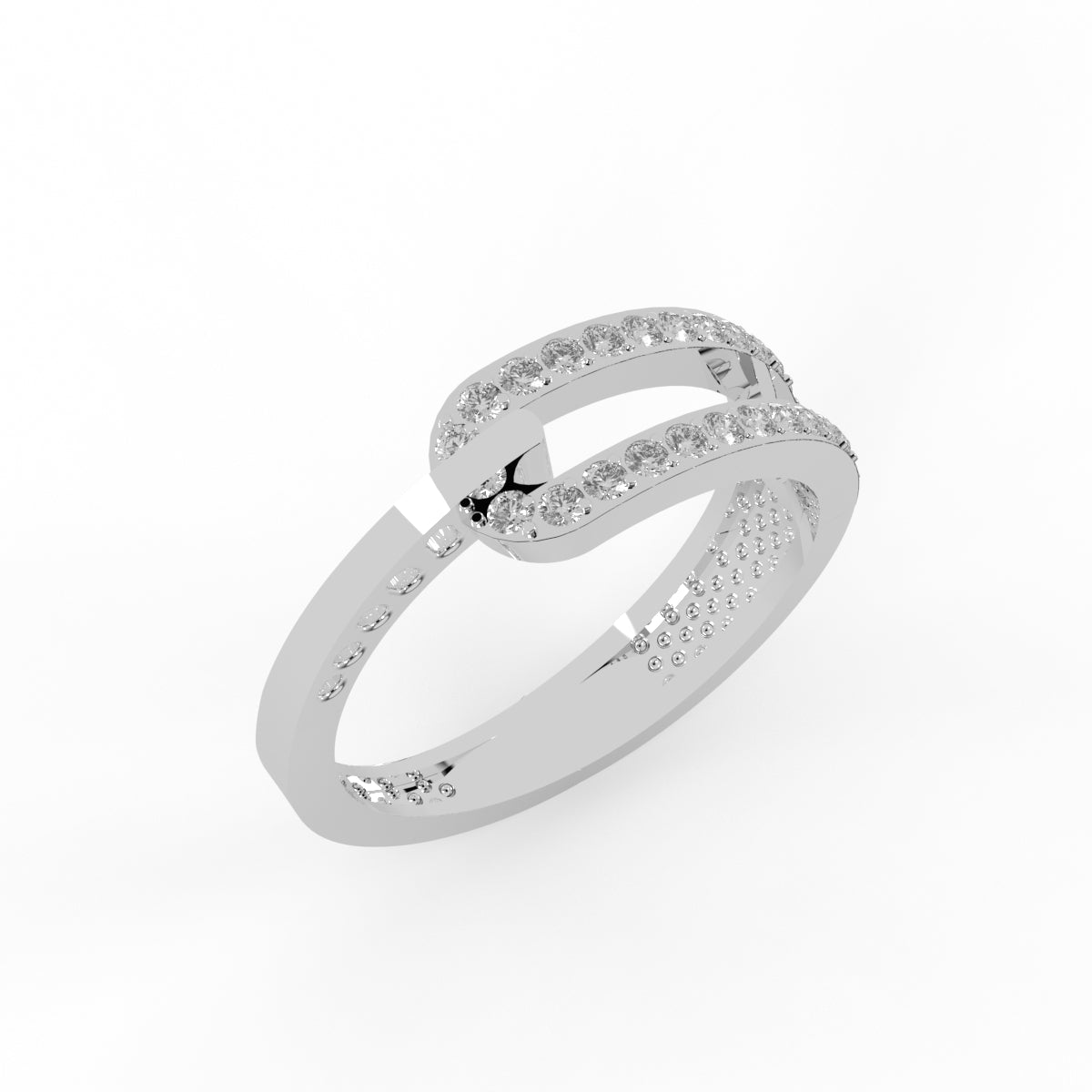 Twilight Flow Wave Ring