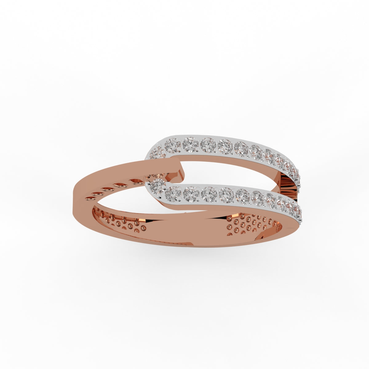 Twilight Flow Wave Ring