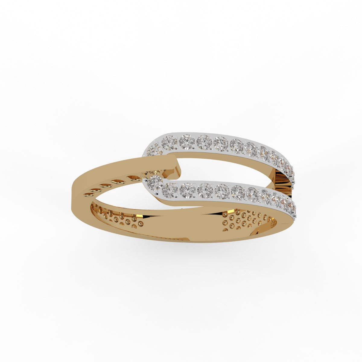 Twilight Flow Wave Ring