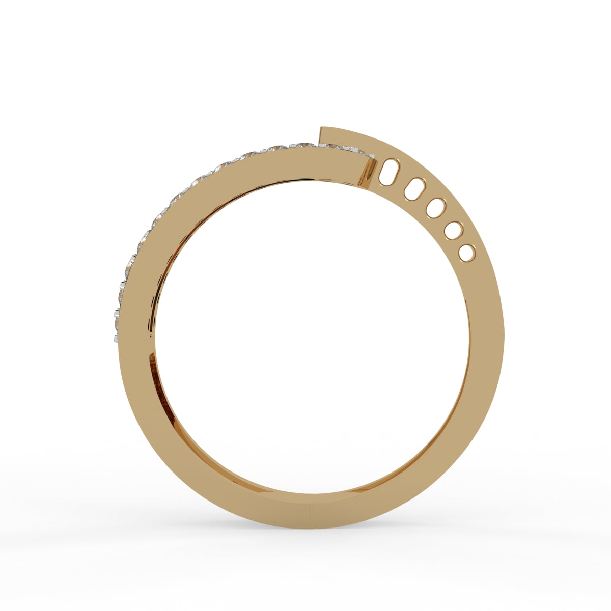 Twilight Flow Wave Ring