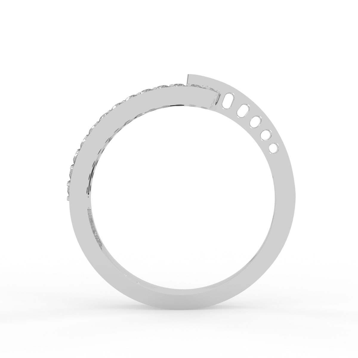 Twilight Flow Wave Ring