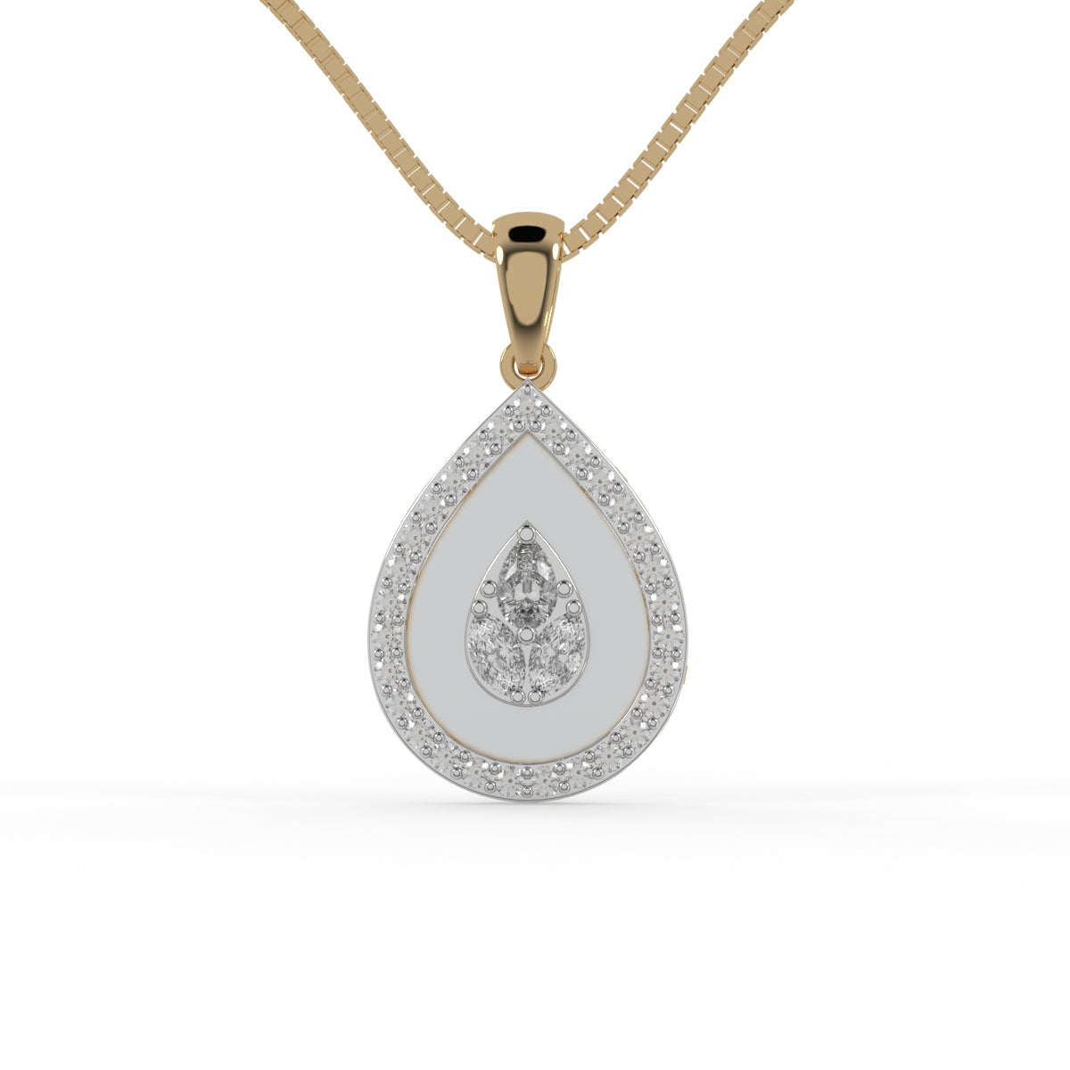 Diamond Dewdrop Pendant