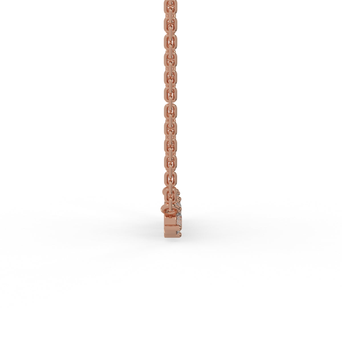 Multi-cut Diamond Bar Pendant