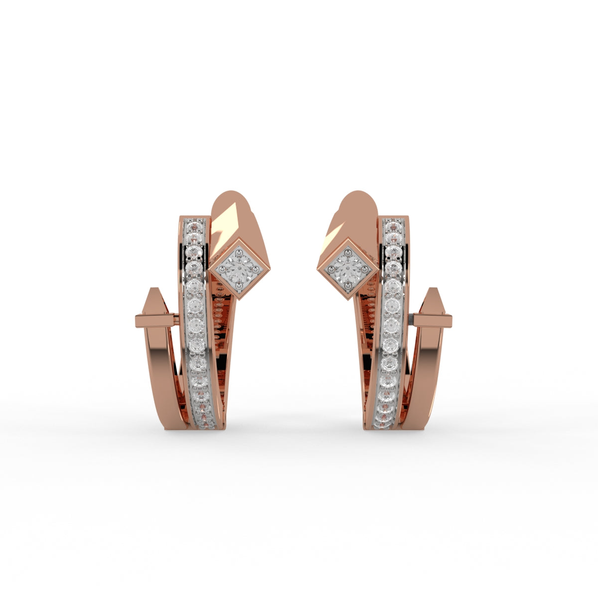 Arrow Luxe Hoops