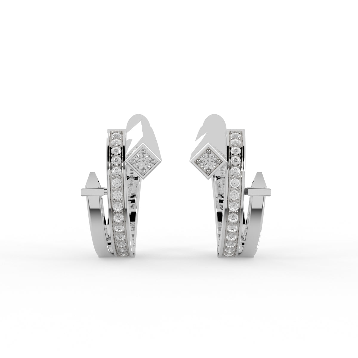 Arrow Luxe Hoops