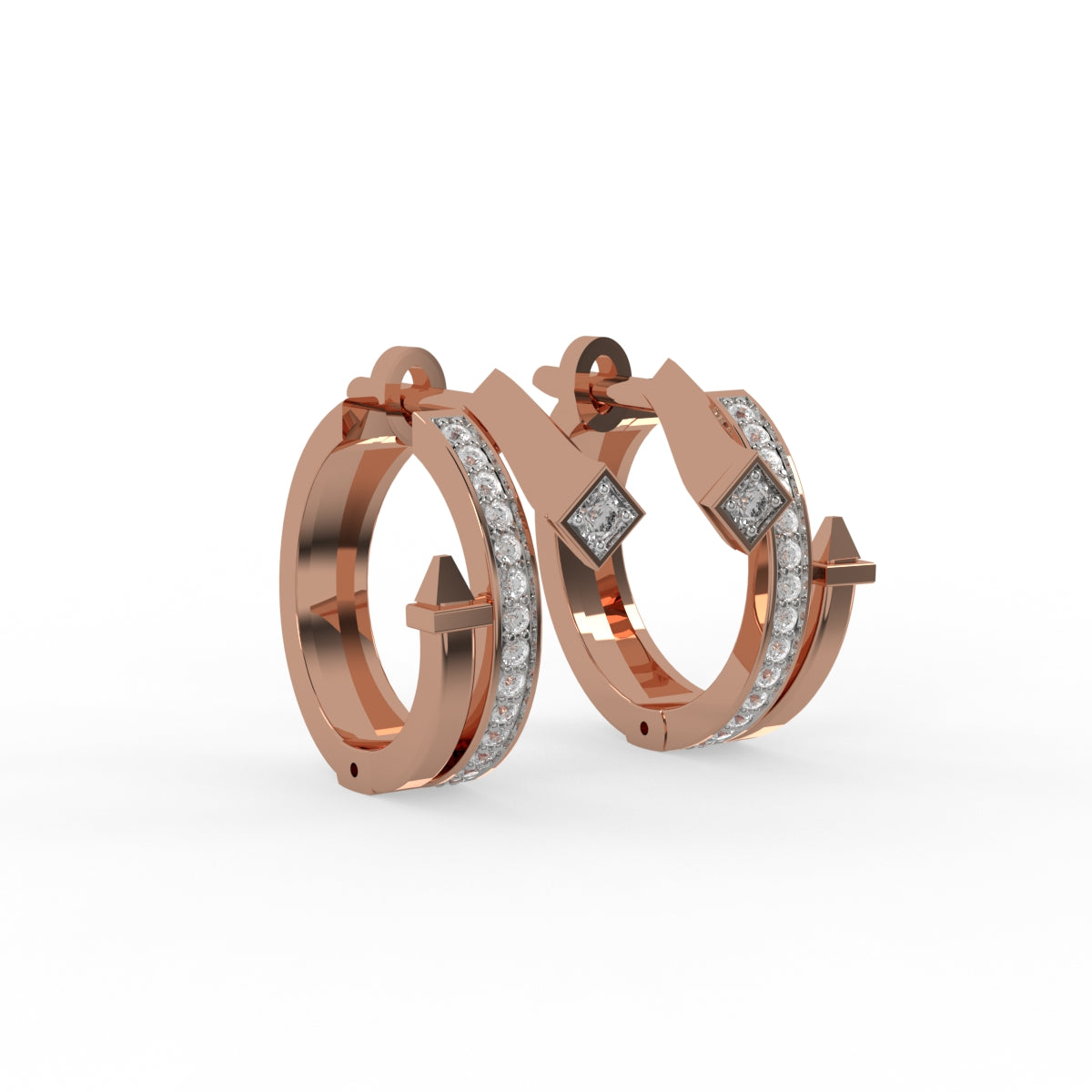 Arrow Luxe Hoops