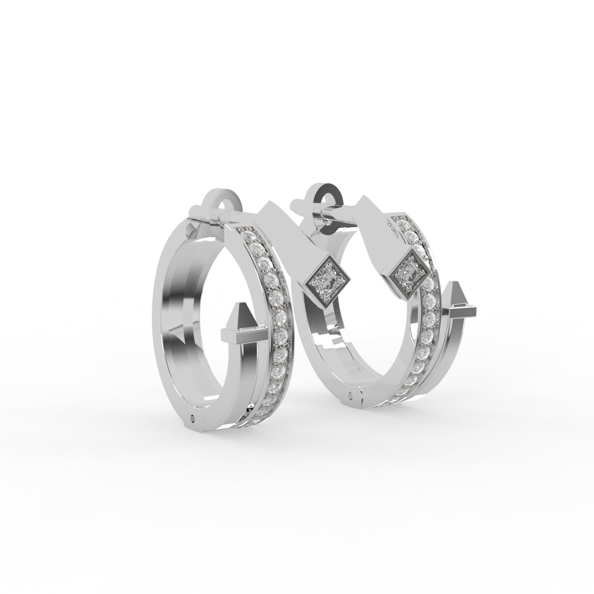 Arrow Luxe Hoops