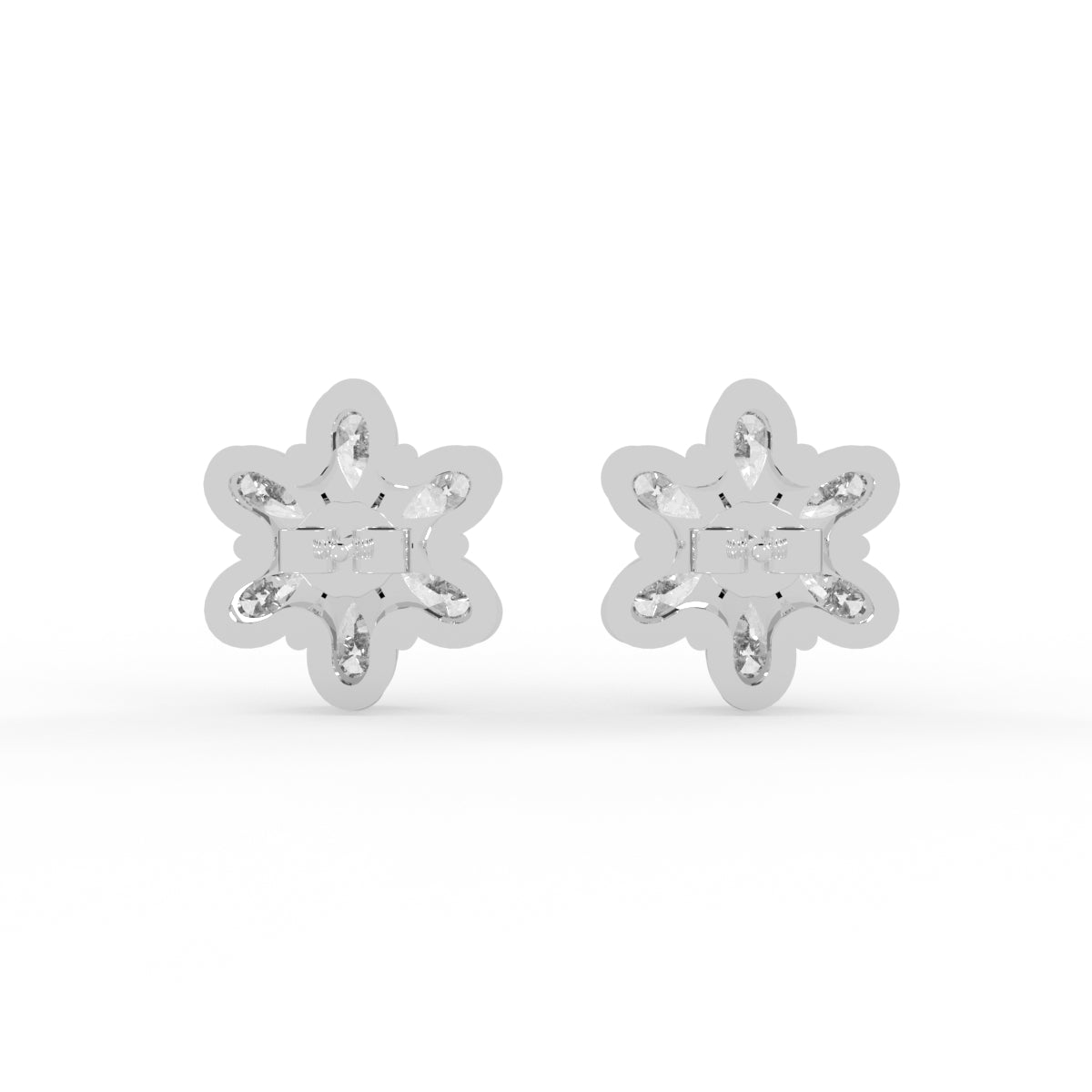 Diamond Petal Stud