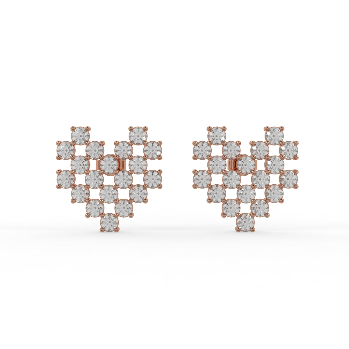 Pixel Heart Earring