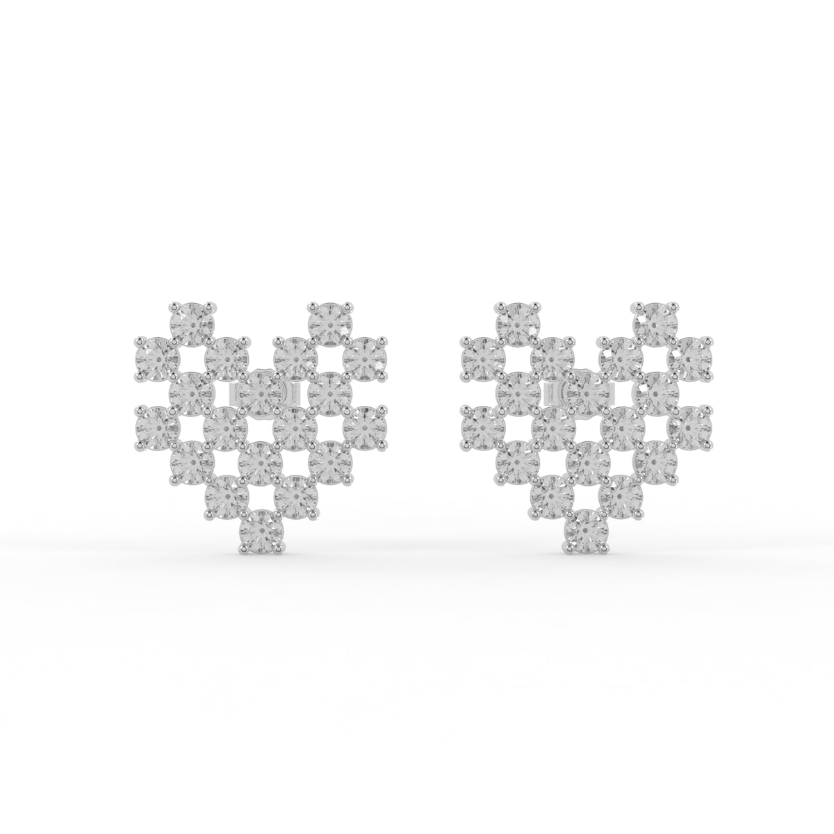 Pixel Heart Earring