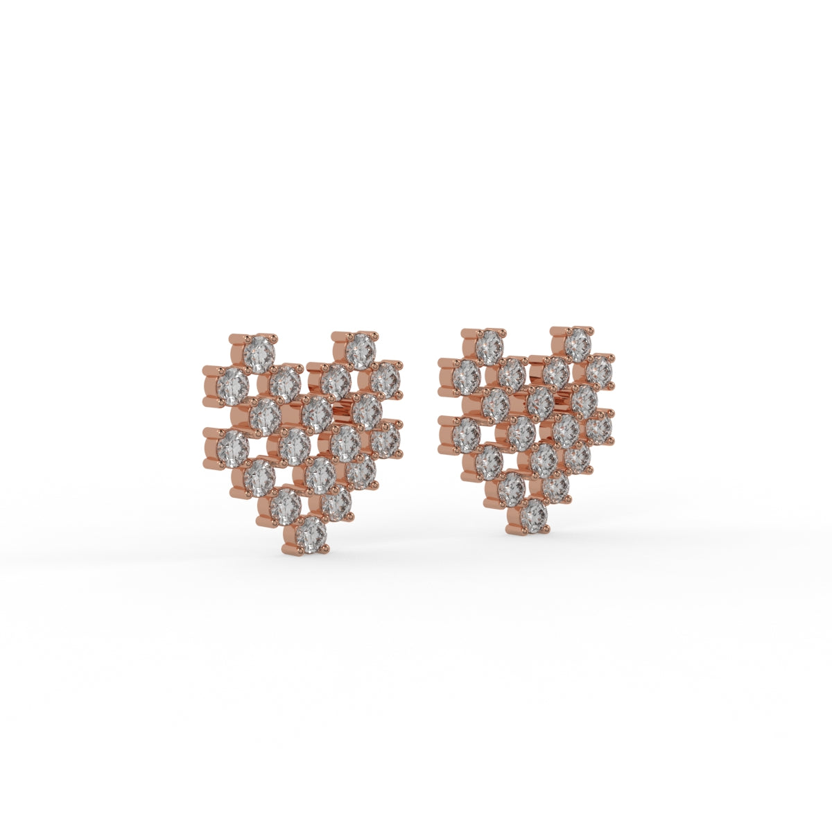 Pixel Heart Earring