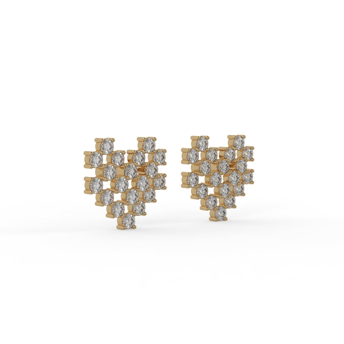 Pixel Heart Earring