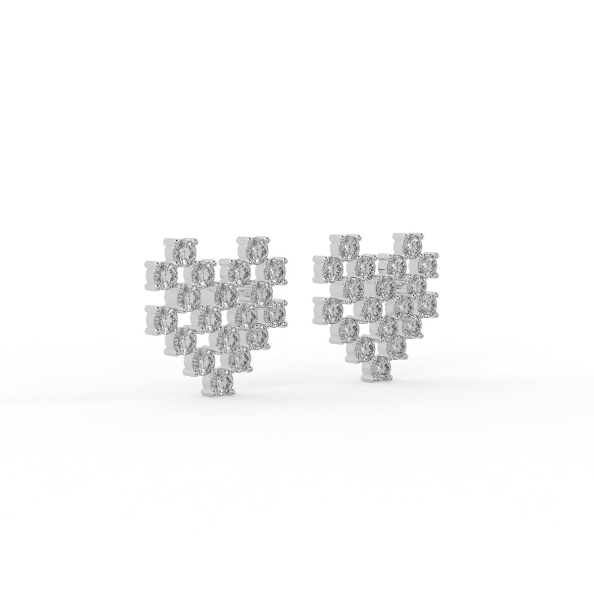 Pixel Heart Earring
